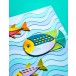 Birch Press Stanzschablone - 57611 Block Print Glider Fish