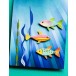 Birch Press Stanzschablone - 57621 Block Print Swimmer Fish