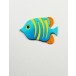 Birch Press Stanzschablone - 57631 Block Print Striped Fish