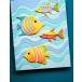 Birch Press Stanzschablone - 57631 Block Print Striped Fish