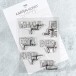 Karten-Kunst Clear Stamp Set - Capri "Weihnachtspost"
