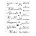 Karten-Kunst Clear Stamps KK-0271 - Sprüche für Kerzen