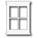 Poppy Stamps Stanzschablone - Small Madison Window