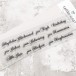 Karten-Kunst Clear Stamps KK-0009 - Texte-Kombination Elegante Schreibschrift