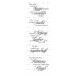 Karten-Kunst Clear Stamps KK-0025 - Weise Worte „Magie“