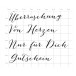 Karten-Kunst Clear Stamps KK-0027 - Große Worte: Überraschung, Von Herzen,  Nur für dich, Gutschein