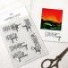 Karten-Kunst Clear Stamps KK-0036 - Capri „Jahreszeiten“ Textstempel  Stempel Frühling Sommer Herbst Winter