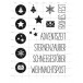 Karten-Kunst Clear Stamps KK-0088 - Symbolisch zu Weihnachten