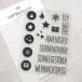 Karten-Kunst Clear Stamps KK-0088 - Symbolisch zu Weihnachten