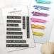 Karten-Kunst Clear Stamps KK-0130 - Labelwriter zum Geburtstag