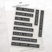 Karten-Kunst Clear Stamps KK-0130 - Labelwriter zum Geburtstag