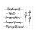 Karten-Kunst Clear Stamps KK-0136 - Kalligraphie am Meer - Sprüche-Stempel maritim