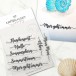 Karten-Kunst Clear Stamps KK-0136 - Kalligraphie am Meer - Sprüche-Stempel maritim