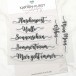 Karten-Kunst Clear Stamps KK-0136 - Kalligraphie am Meer - Sprüche-Stempel maritim