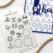 Karten-Kunst Clear Stamps KK-0166 - Mini Frames At the Sea - maritime Mini-Rahmen & Symbole