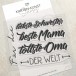 Karten-Kunst Clear Stamps zum Muttertag KK-0191 - Für die tollsten Frauen der Welt