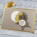 Karten-Kunst Clear Stamps KK-0251 - Scribble Sunflower / Sonnenblume