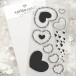 Karten-Kunst Clear Stamps Groß KK-0260 - Von Herzen