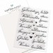Karten-Kunst Clear Stamps KK-0271 - Sprüche für Kerzen