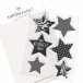 Karten-Kunst Clear Stamps KK-0273 - Gemusterte Sterne