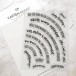 en-Kunst Clear Stamps KK-0274 - Circulus Runde Geburtstagssprüche