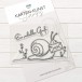 Karten-Kunst Clear Stamps KK-0280 - Ein schneller Gruß 