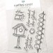 Vogelhaus & Zwitschergrüße – Stempelset Karten-Kunst Clear Stamps KK-0283