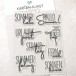 Sommerliche Sprüche Capri-Stil – Karten-Kunst Clear Stamps KK-0284