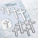 Karten-Kunst Stanzschablone kk-D083 - Kreuze / Crosses