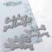 Karten-Kunst Stanzschablone kk-D105 Elegant Script Einladung zur Hochzeit – Textstanze mit Outline | Stanzform Hochzeit Deutsch