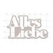 Karten-Kunst Stanzschablone kk-D212 - Das rockt Alles Liebe