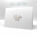 Karten-Kunst Stanzschablone kk-D224 - Elegant Script Nur für dich