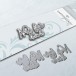 Karten-Kunst Stanzschablone kk-D224 - Elegant Script Nur für dich