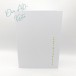 Karten-Kunst Hot Foil Plate kk-HF039 - Mini Worte Vertikal Heißfolienprägung Deutsch Heißprägestempel Hotfoil Sprüche