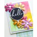 Memory Box Stanzschablone - Hello Cursive Script Circle
