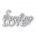 Memory Box Stanzschablone - Sending Love Posh Script