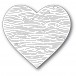 Memory Box Stanzschablone - Woodgrain Heart