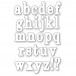 Memory Box Stanzschablone - Bennet Alphabet