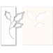 Memory Box Stanzschablone - Contempo Holly and Stencil