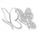 Memory Box Stanzschablone - Plumed Gypsy Butterfly