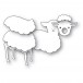 Memory Box Stanzschablone - 94730 Layered Lamb