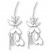 Memory Box Stanzschablone - 94786 Fuchsia Bud Duo
