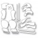 Memory Box Stanzschablone - 94819 Wintertime Bear