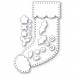 Memory Box Stanzschablone - 94825 Stitchable Stocking