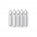 Memory Box Stanzschablone - 94856 Jolly Candles