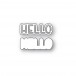 Memory Box Stanzschablone - 94868 Hello Marker Script