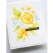 Memory Box 3D Prägeschablone - EF1025 Cheerful Floral 3D Embossing Folder & Stanzschablone