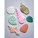 Memory Box 3D Prägeschablone - Dazzling Seashells 3D Embossing Folder + 7 passende Stanzschablonen