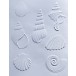 Memory Box 3D Prägeschablone - Dazzling Seashells 3D Embossing Folder + 7 passende Stanzschablonen