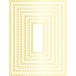 Memory Box Hot Foil Plate - Rectangle Dot Border Foil Plate